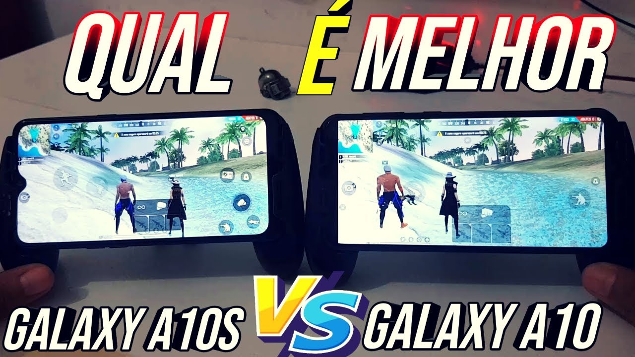 Galaxy A10S vs A10 Free Fire Ultra Sombra