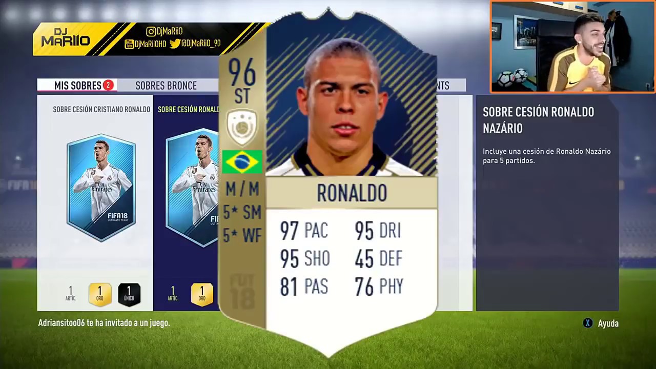 Cuando DjMaRiiO juega con Ronaldo Naz&aacute;rio l DjLloros + DjPenales + DjPases