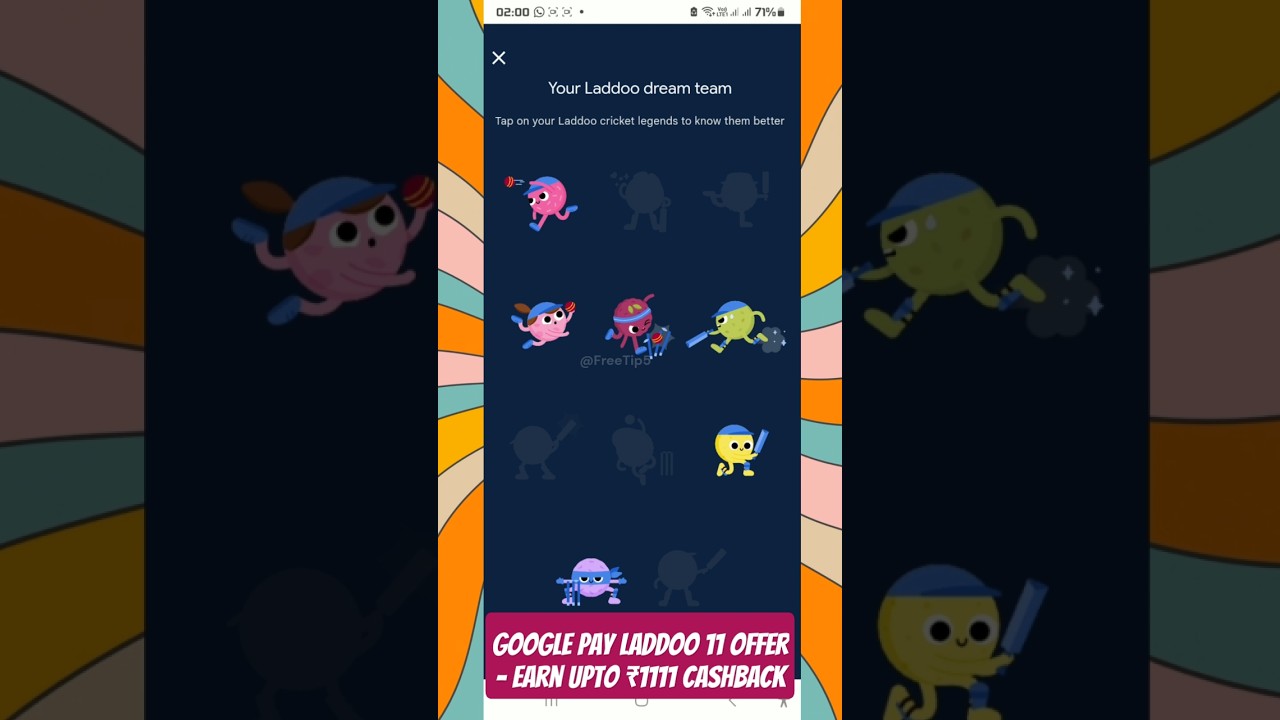 Google Pay Laddoos 11 Offer - Earn upto ₹1111 Cashback #gpay #shorts #gpay