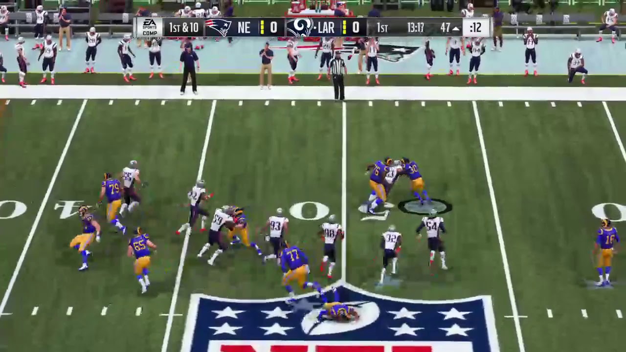 Madden Super Bowl 53 sim