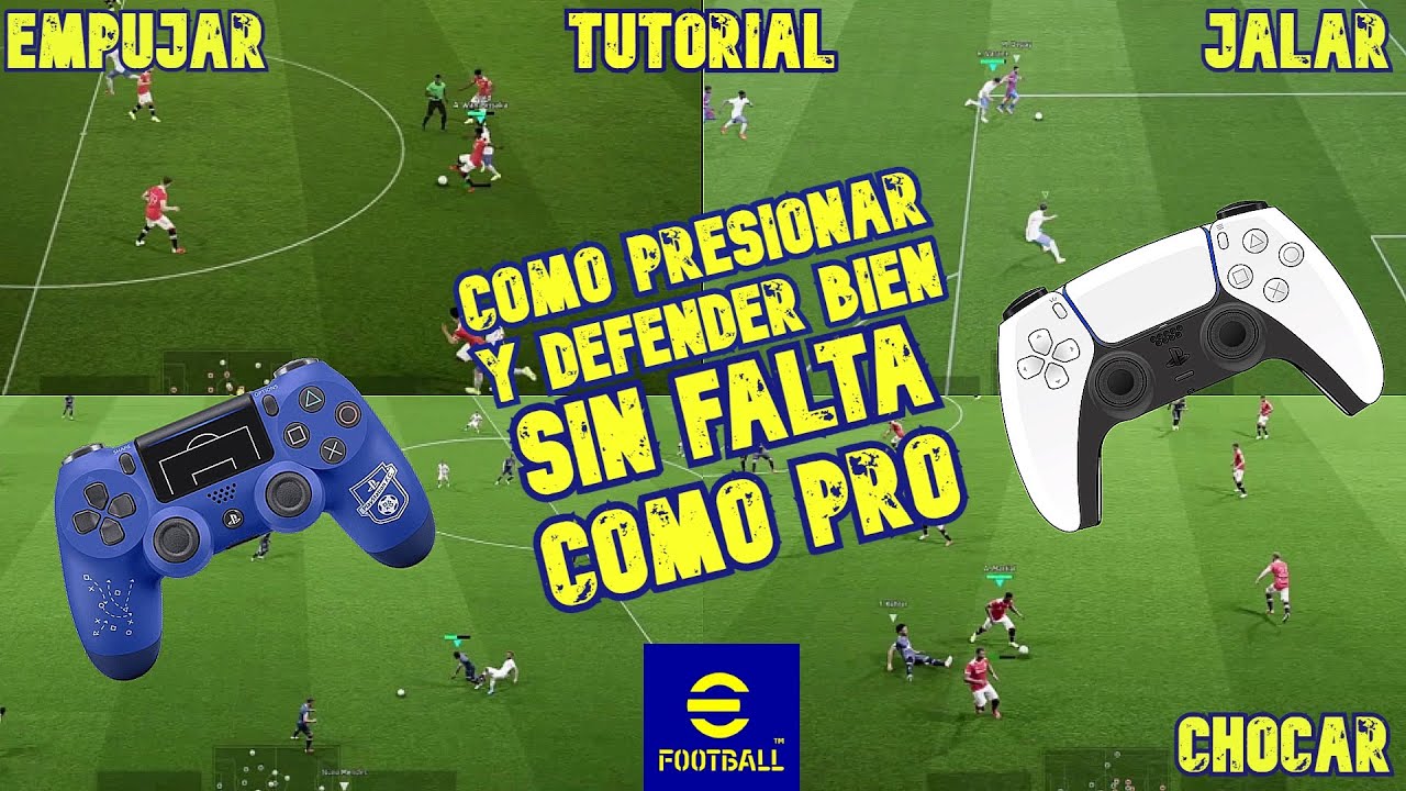 TUTORIAL COMO DEFENDER Y PRESIONAR BIEN SIN FALTA COMO UN PRO EN EFOOTBALL 2022