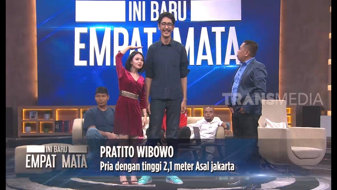 Leher Wika Pegel Ngobrol Dengan Pria Bertinggi 2,1 Meter | INI BARU EMPAT MATA (25/11/19) PART 5