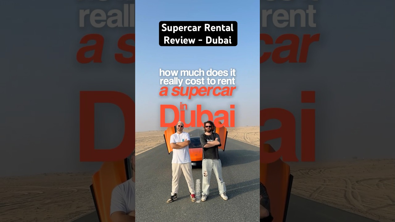 Supercars in Dubai: een McLaren GT huren voor een dag