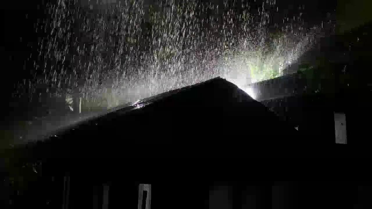 Relaxing Heavy Rain on Tin Roof for Instant Sleep