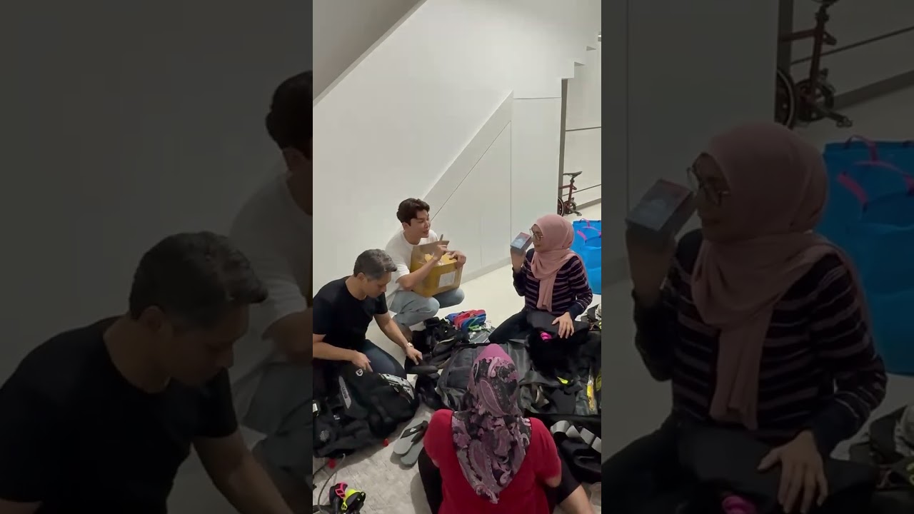Gelagat Erra Fazira & Ezwan Zain Sebelum Raya