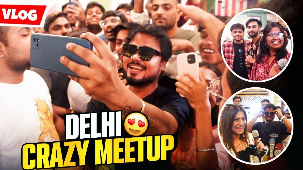 delhi crazy meetup 😍😍@SavageGIRLGaming @NinjaLio @legend_yt @HusnaYT @thakurain