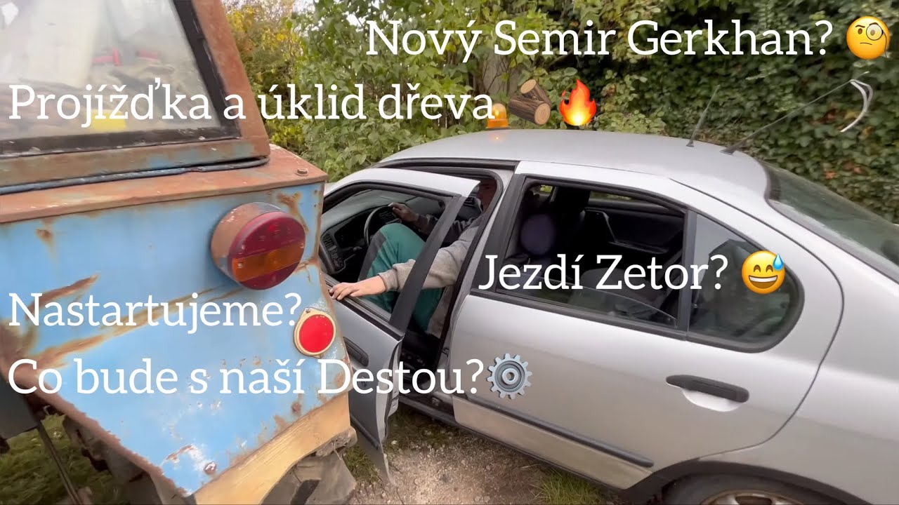 Nový Semir Gerkhan?🚓 Zetor nestartuje, ale Desta jezdí😅 Dřevo🪵 - Taková normální sobota Ep2