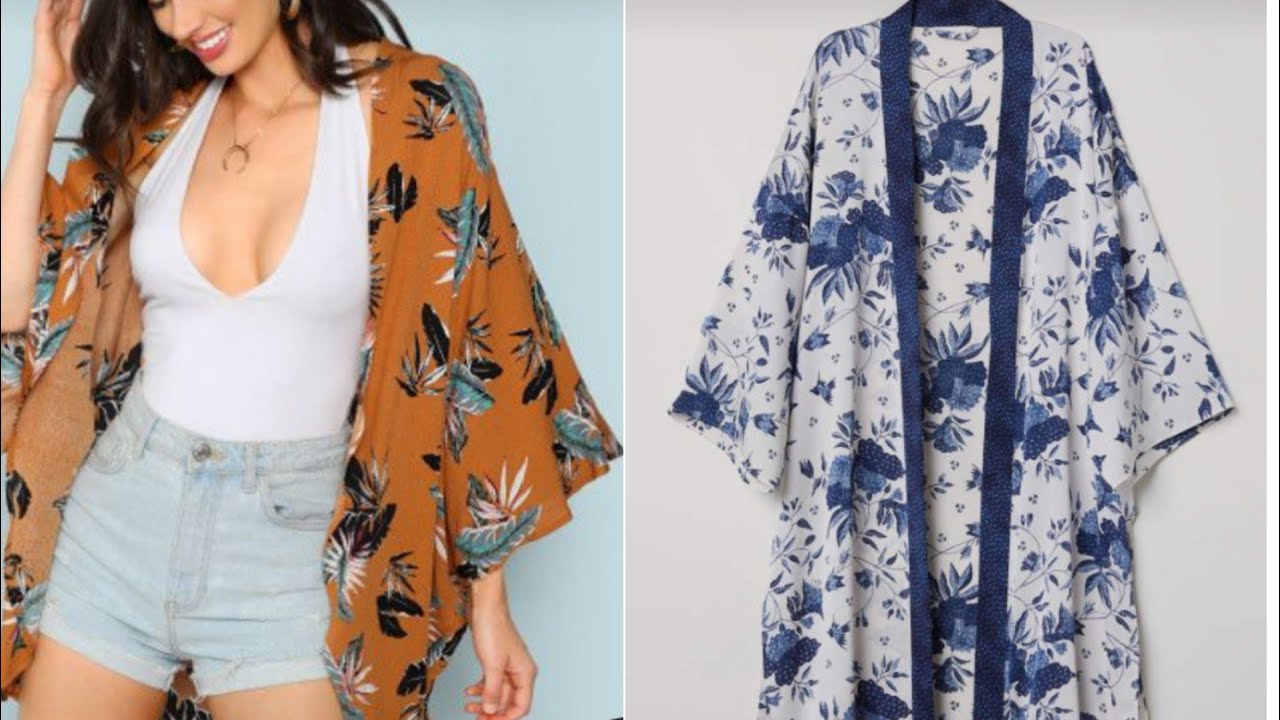 DIY kimono jacket. Easiest kimono cardigan tutorial.