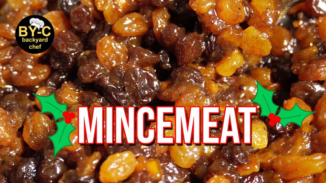 Christmas pudding or mince pies MINCEMEAT How to make Mincemeat