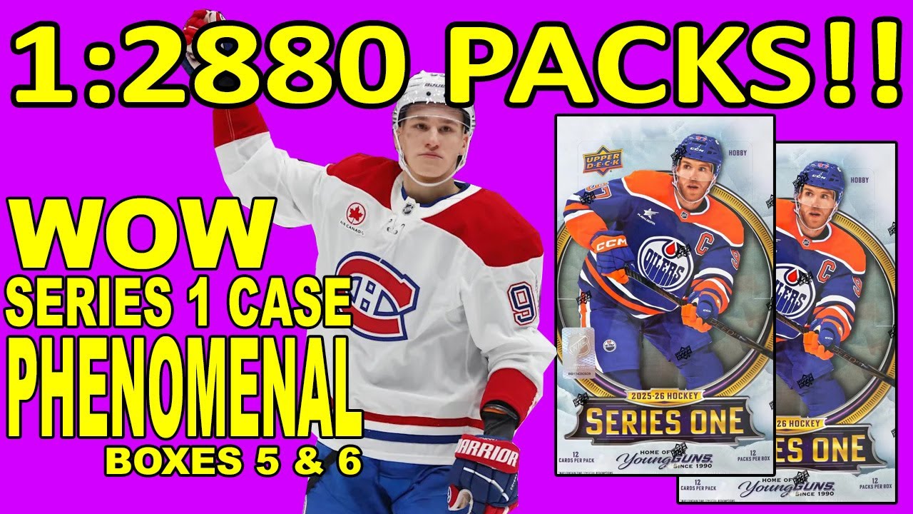 AWESOME!! YOU CAN'T BEAT THESE BOXES!!! 2025 26 Series 1 Case: Boxes 5 & 6