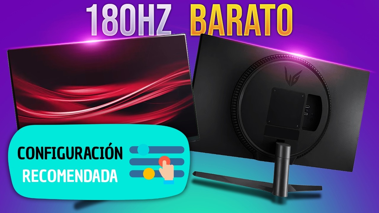 Ajustes LG 27GS60F-B 🖥️ 180Hz IPS FHD Barato + Gameplay