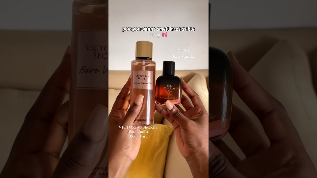 Victoria&rsquo;s Secret Bare Vanilla x Zara Red Vanilla 🎀🤍#коллекцияпарфюмов #обзорпарфюмов #парфюмы