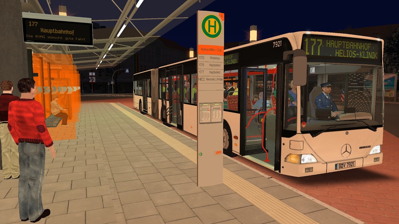 OMSI 2 | Ruhrau v2 | Mercedes-Benz O530G Euro 2 v4 | Linie 177 Ruhrau Hbf ↔️ Nordstadt Bahnhof