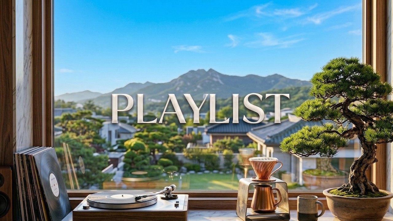 Aesthetic Golden Hour Caf&eacute; Vibes ☕️✨ | Relaxing Chill & Feel Good Jams | glowen