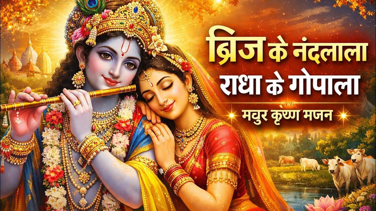 ब्रिज के नंदलाला राधा के गोपाला | सुपरहिट कृष्ण भजन।।