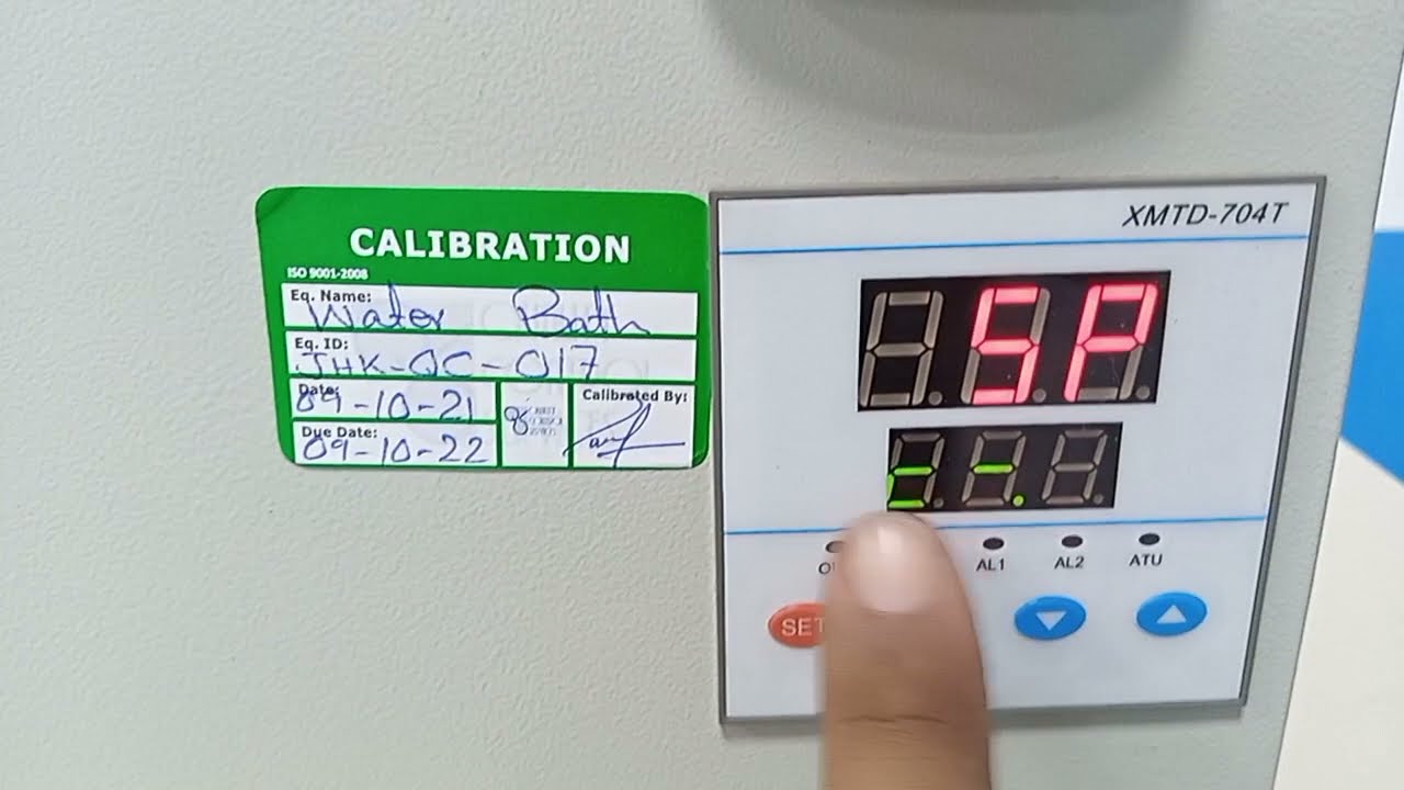 Biobase Water Bath Calibration
