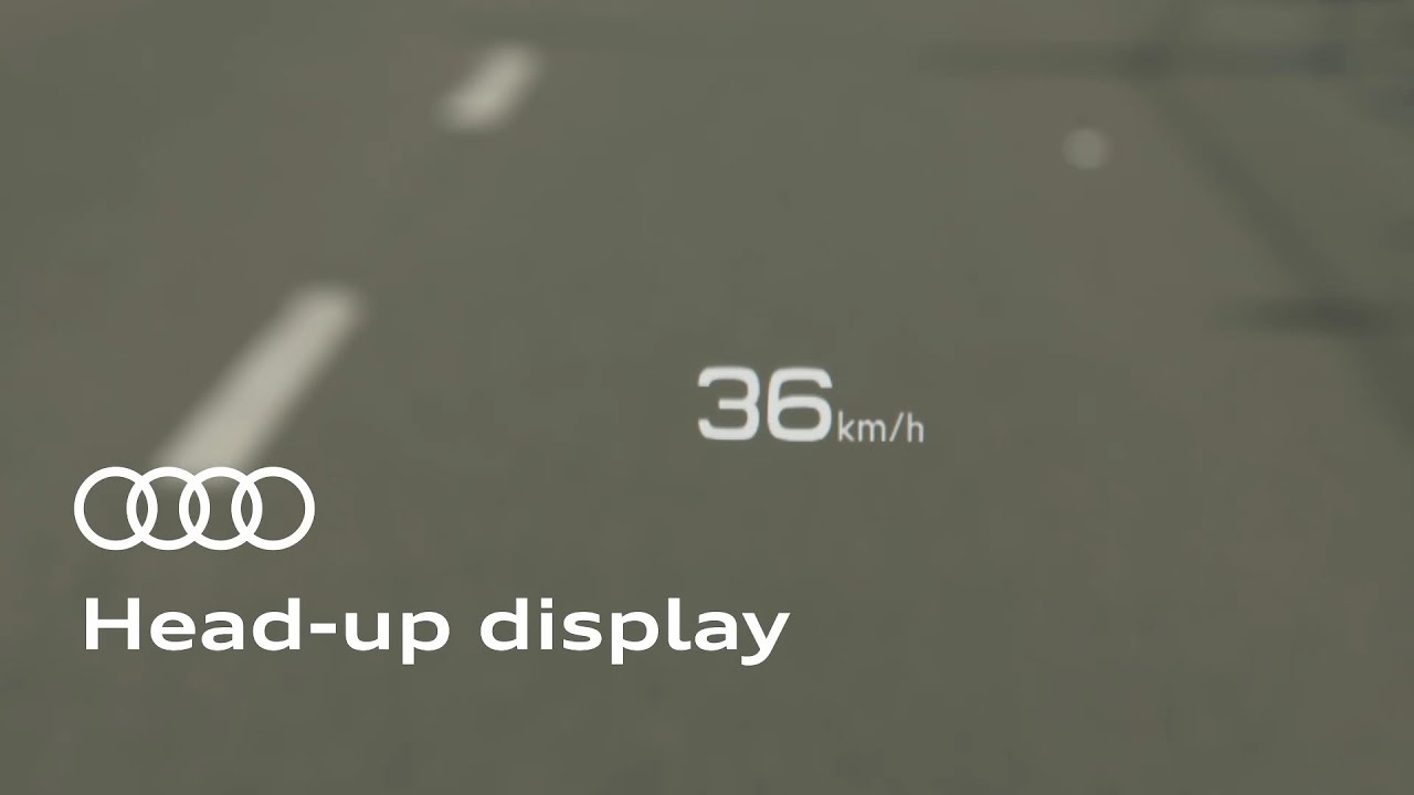Discover your Audi’s head-up display