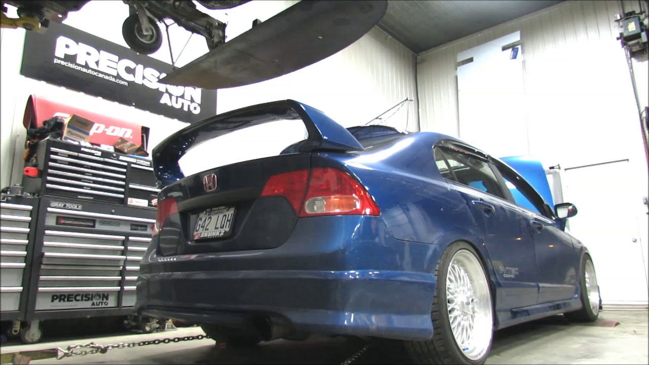 Precision Auto Canada Civic Si 8th gen K20z3 dyno tuning 2018