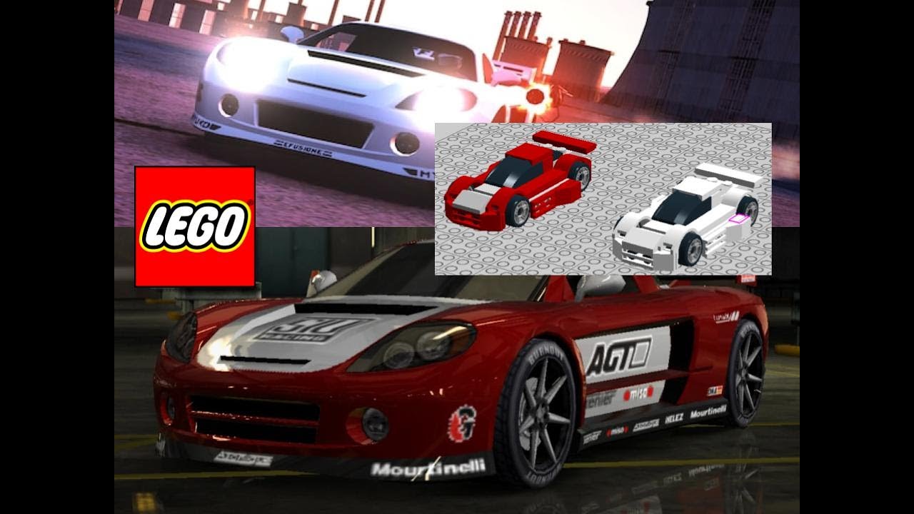 lego Burnout 3 super type 2 and Assassin super / lego  tiny turbos burnout cars build tutorial