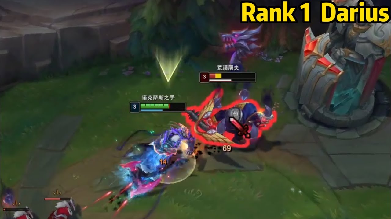 Rank 1 Darius: NOBODY Can Stop This Guy in Toplane!