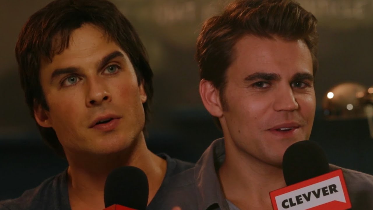 Ian Somerhalder & Paul Wesley SHIRTLESS Bromance 