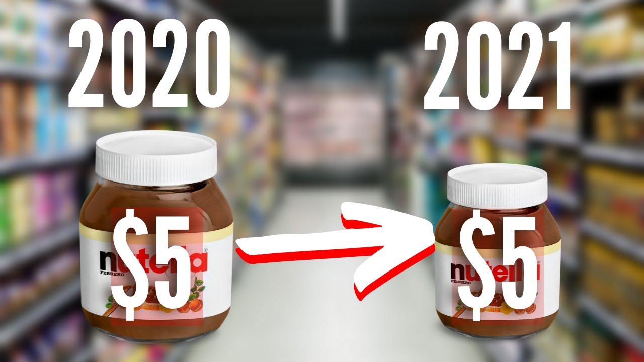 Same price, but SMALLER package! SHRINK-flation Explained