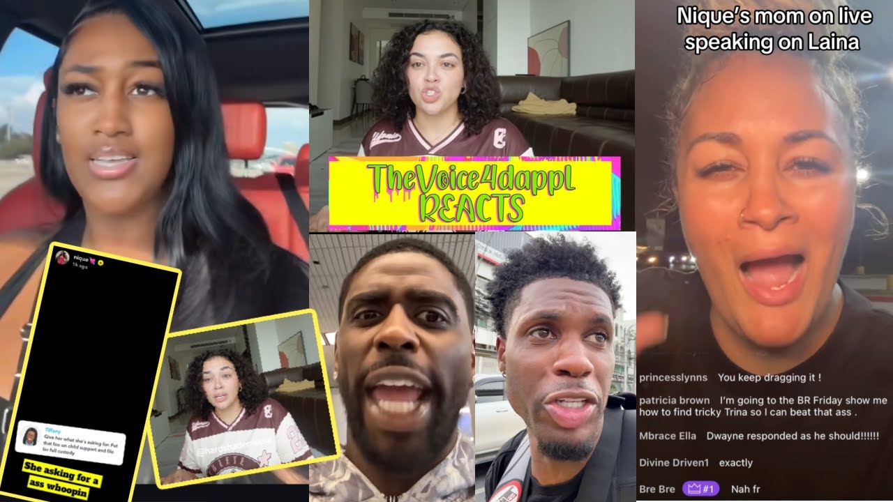 Nique Wants 2 Throw Hands W/ Laina After Her Disrespectful Video🤬Laina Respond 2 Nique &Dwayne Video