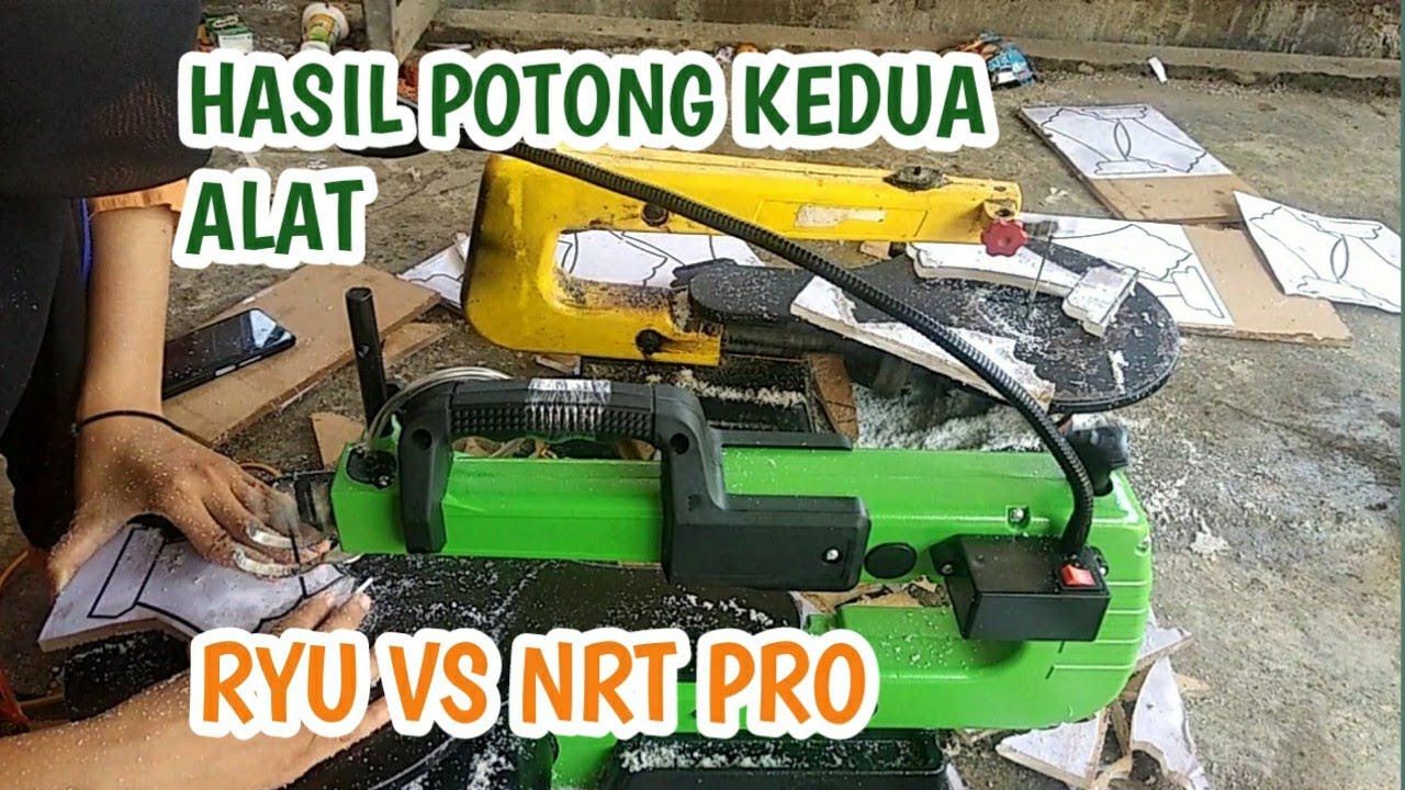Scroll Saw RYU vs NRT pro || Hasil potong dan kecepatan