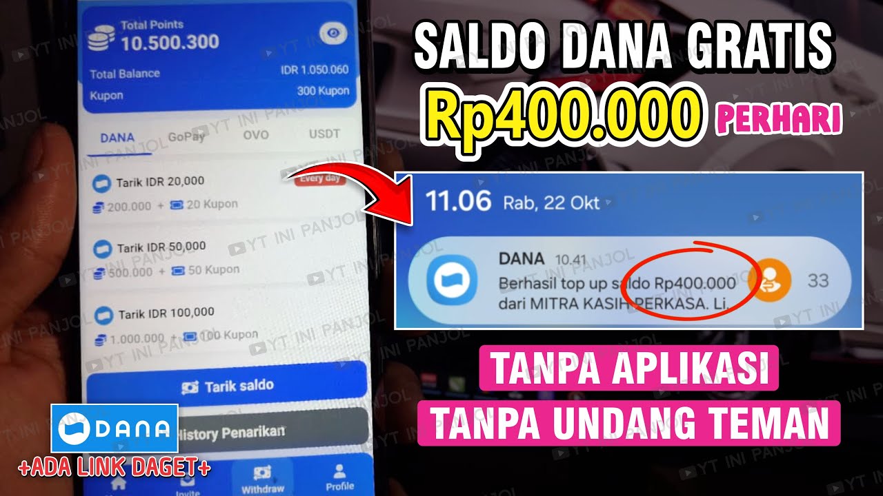SALDO DANA GRATIS 2025 TANPA APLIKASI - FREELANCE PEMULA - APK PENGHASIL SALDO DANA TERCEPAT