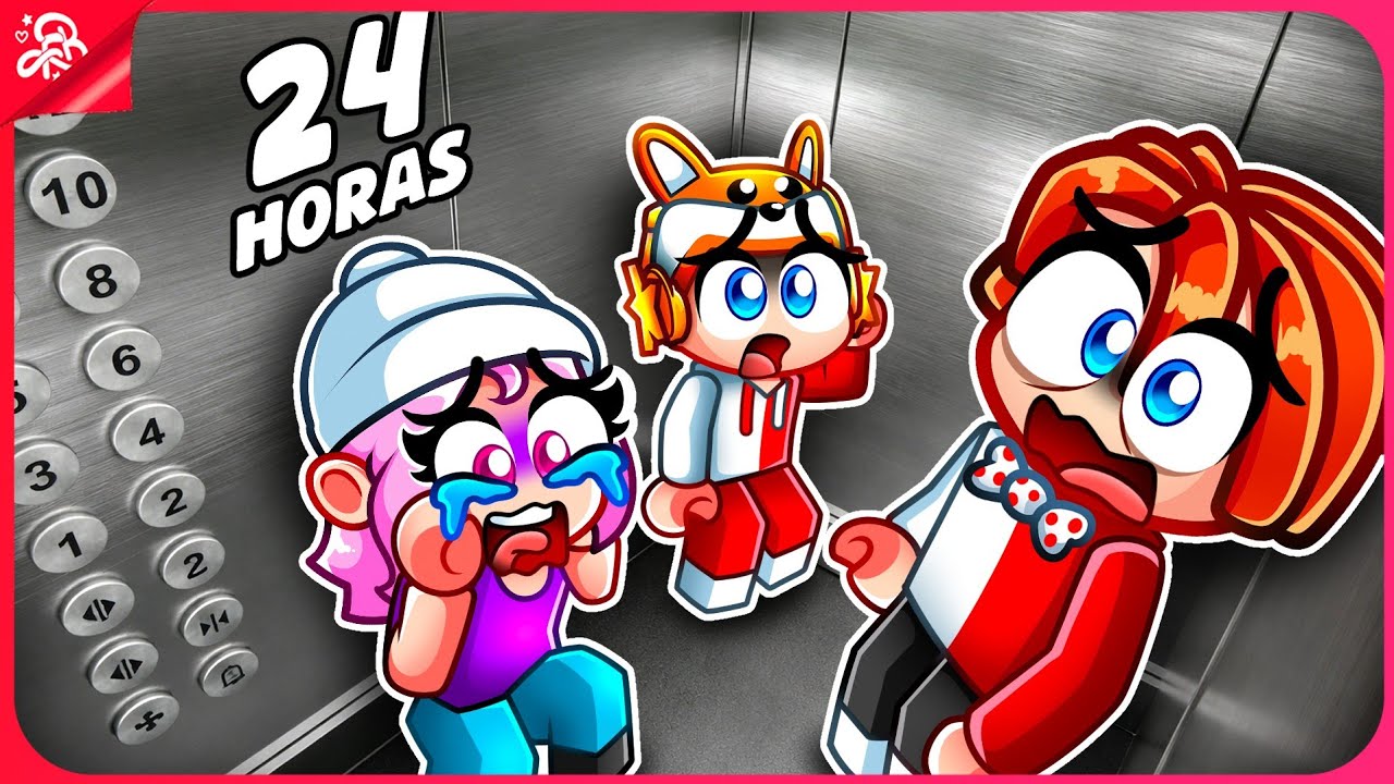 24 HORAS PRESO NO ELEVADOR COM MEU IRMÃO QUE PEIDA MUITO💨