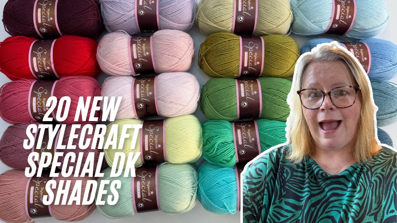 Новые специальные цвета Stylecraft DK &mdash; распаковка &mdash; обзор новых оттенков