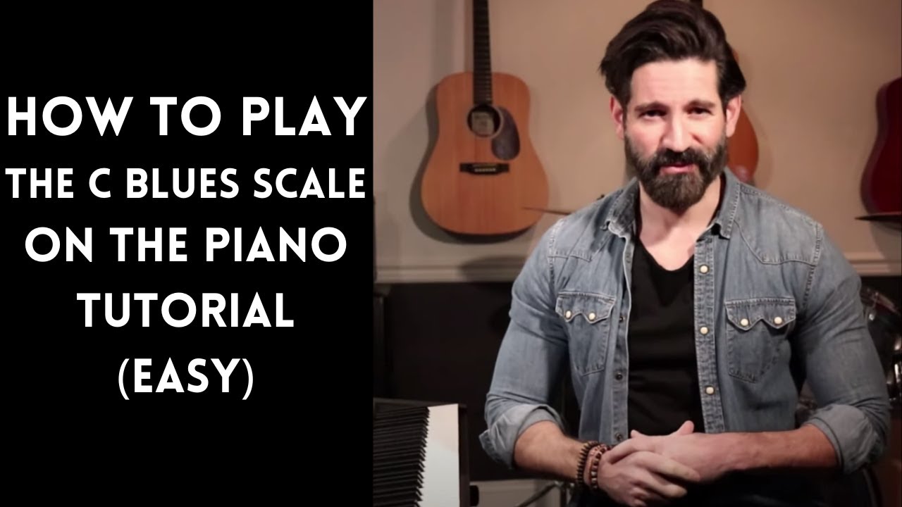 How To Play The C Blues Scale On The Piano (Easy)