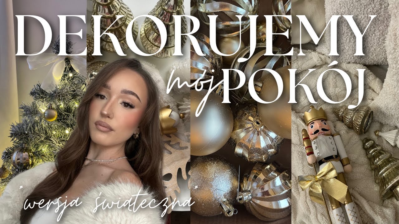 DEKORUJEMY POKÓJ NA ŚWIETA! *ubieranie choinki & christmas vibe*