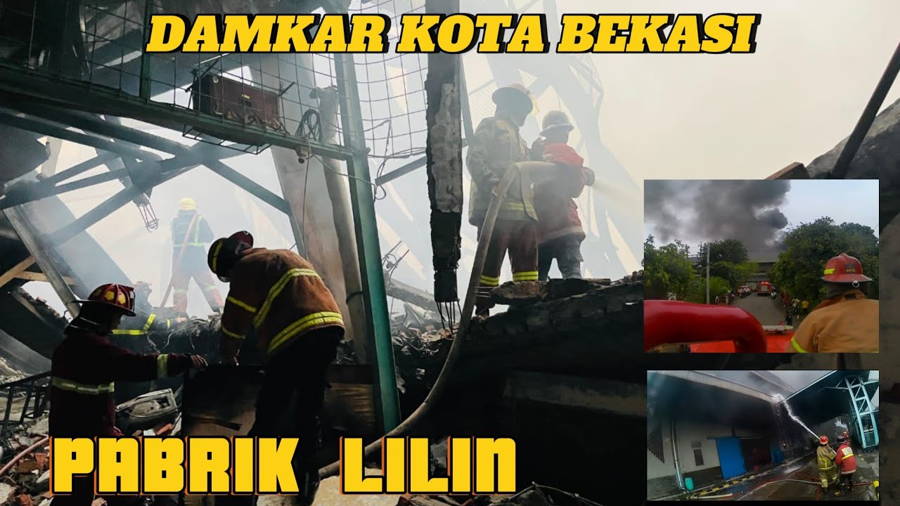 Kebakaran Pabrik lilin 🕯🕯 #damkarkotabekasi #kebakaran #bekasi #jatimulya #damkar #pabriklilin #fire
