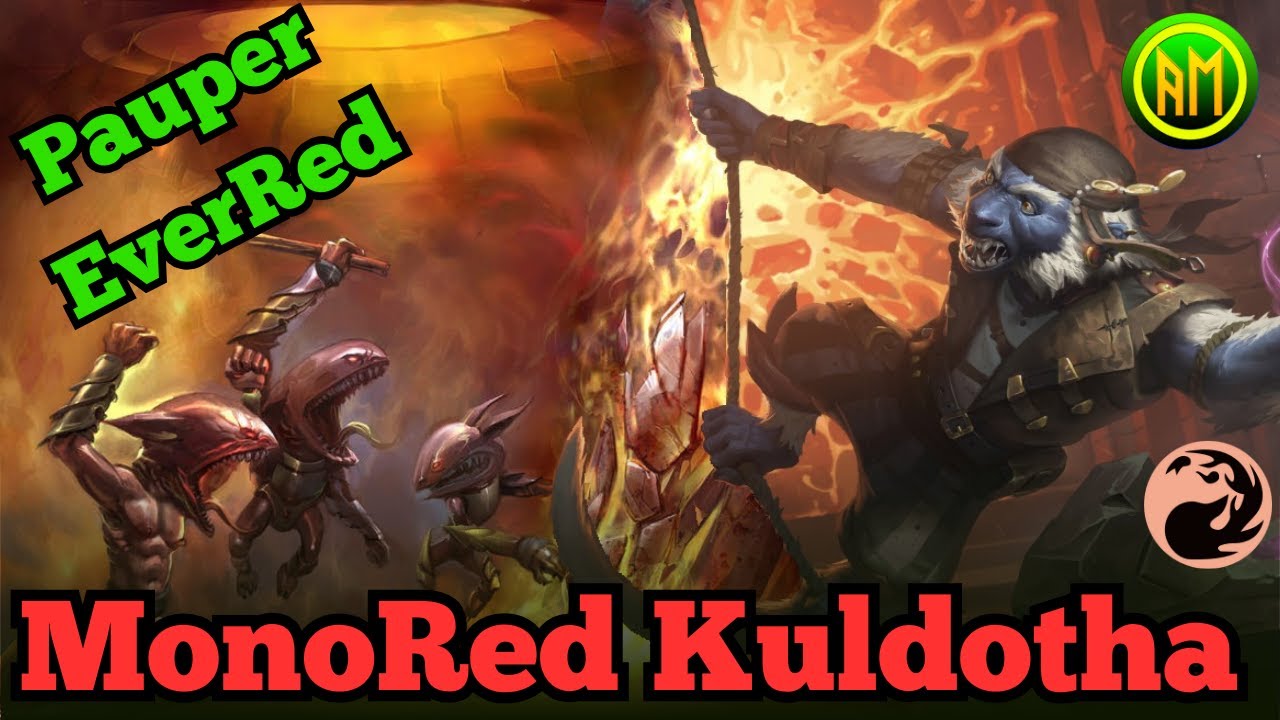 Mono Red Kuldotha 🔴👺2025▶️ Pauper il Deck Aggro più forte [MTG ITALIA 🇮🇹]