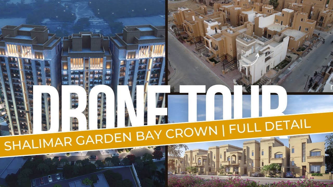 Property In Lucknow | Plots In Lucklnow | Flats In Lucknow | Shalimar Garden Bay Crown | Full Detail