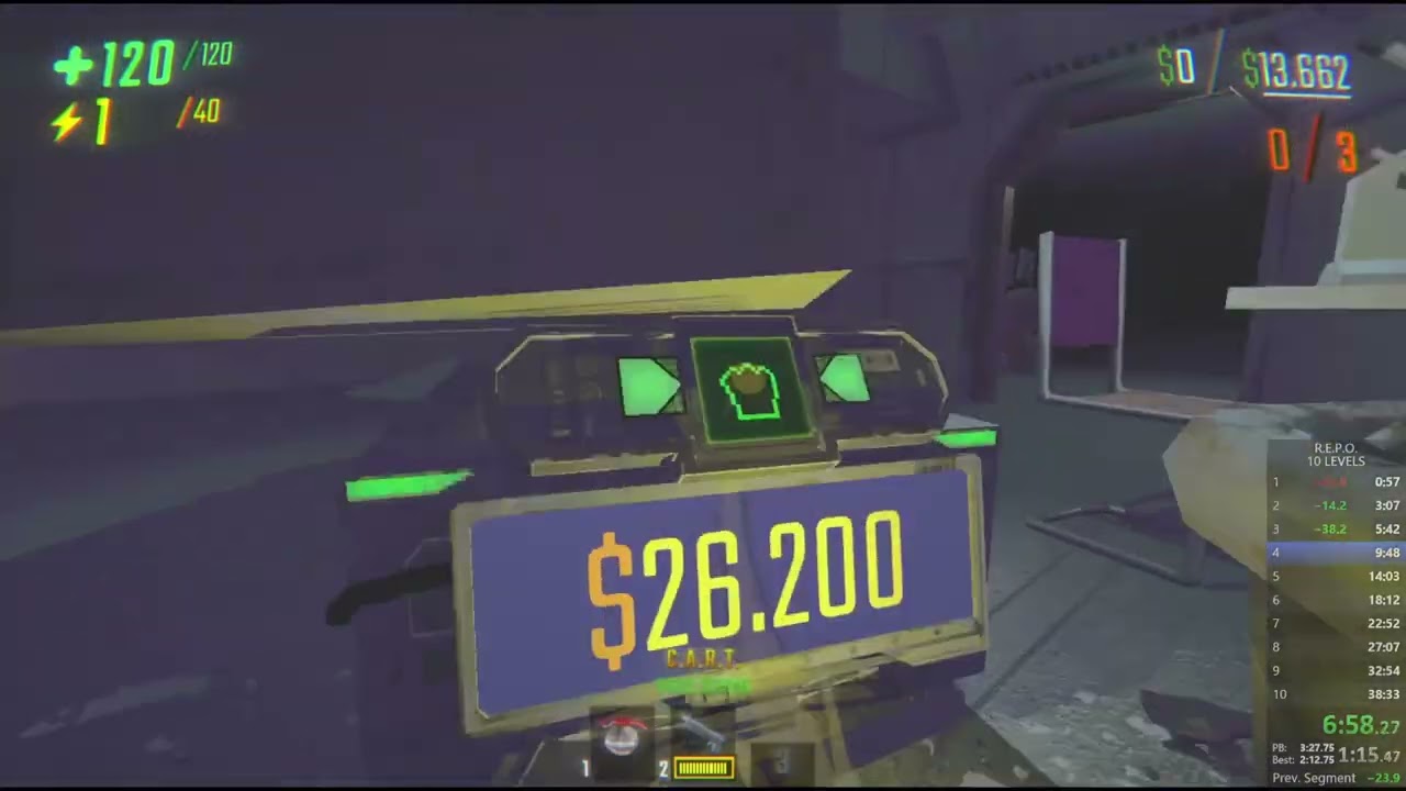 REPO 10 Level Solo Speedrun in 37:05 [WR], 20 Level in 2:01:20 [WR]