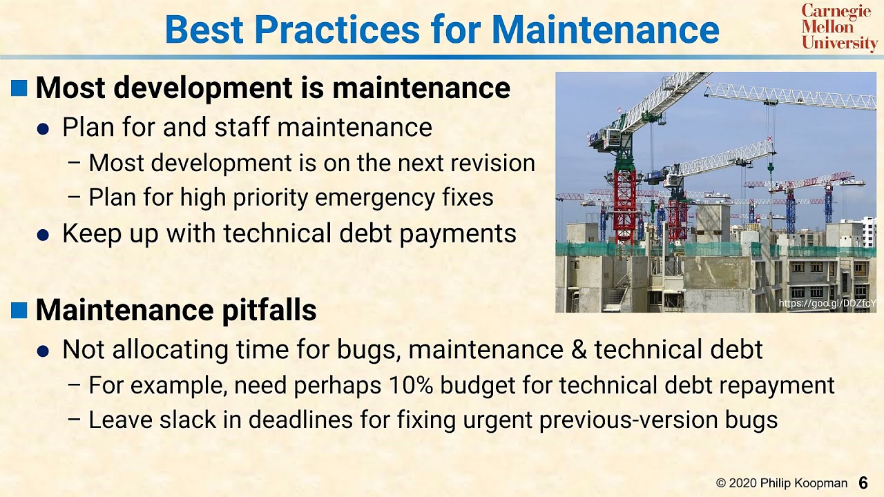 L22 06 Best Practices for Software Maintenance