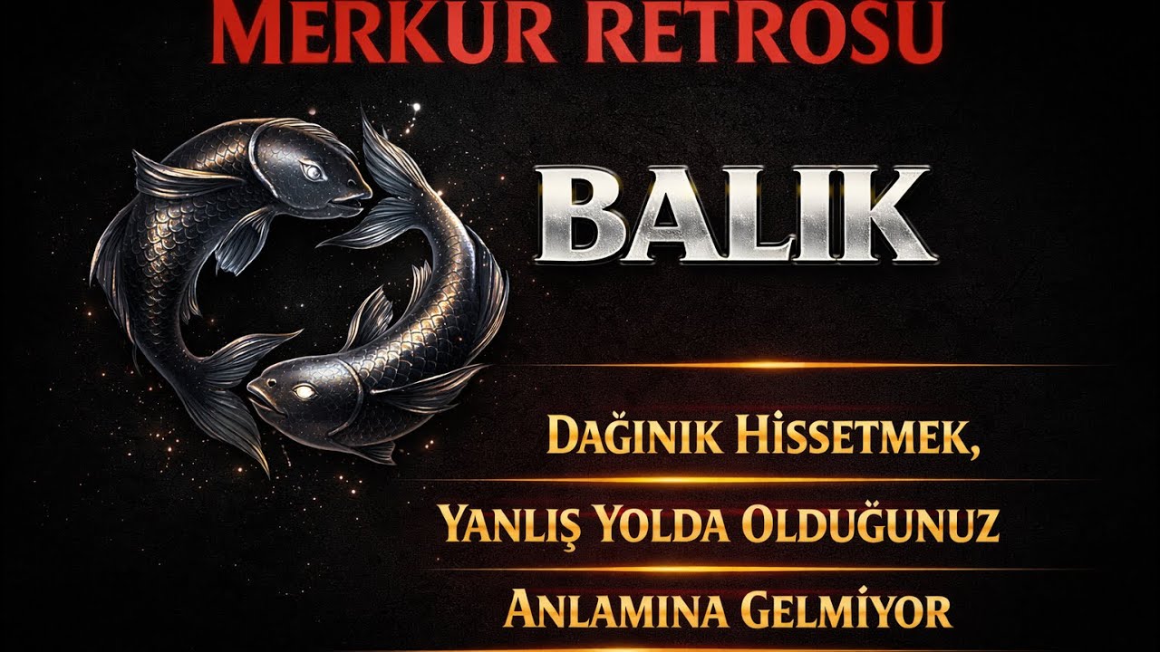 Balık Burcu - Yükselen Balık - Merkür Retrosu