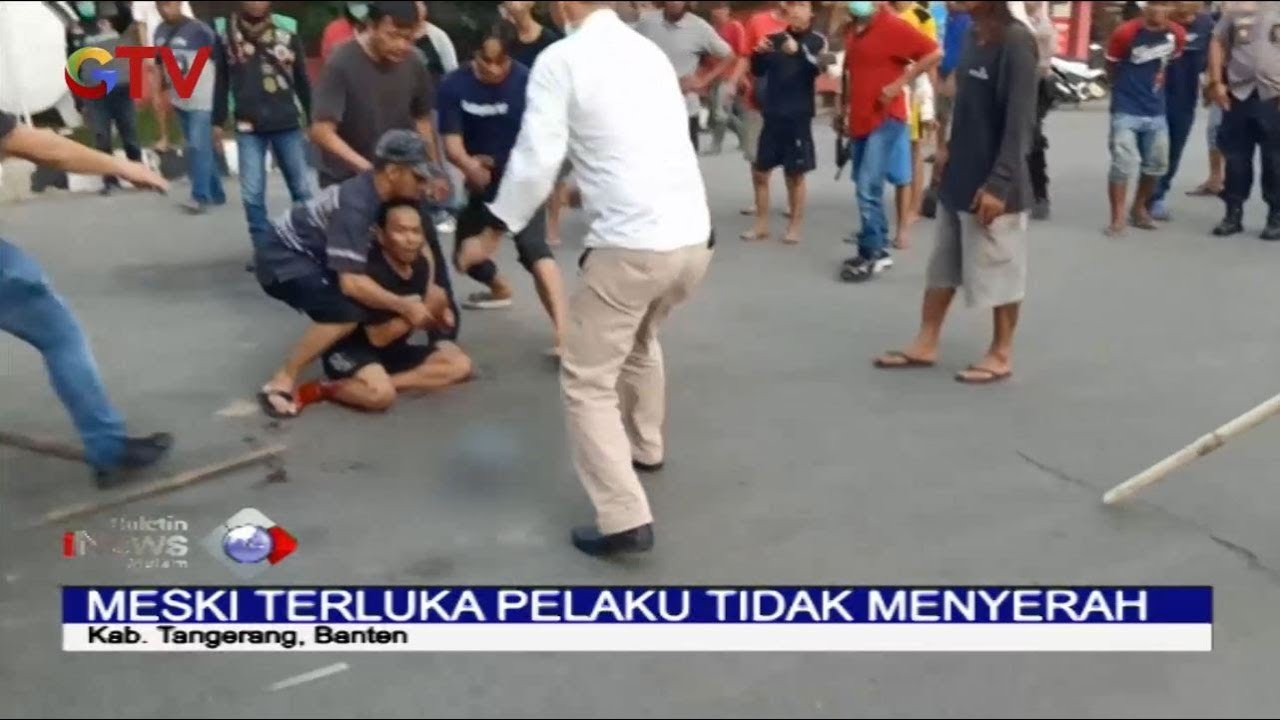 Polisi Amankan Pemuda Yang Mengamuk dengan Membawa Sajam di Banten - BIM 26/03