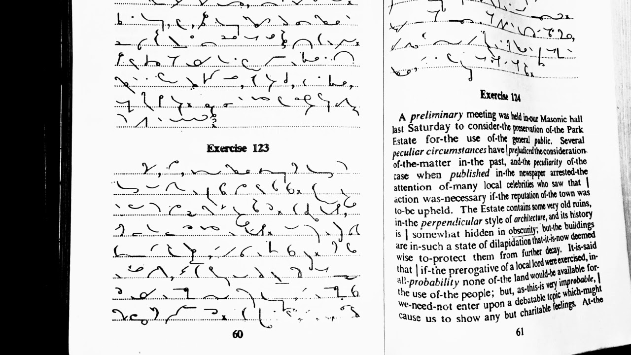 Shorthand Dictation of exercise 123 |dictation of essential vowels|Shorthand Club