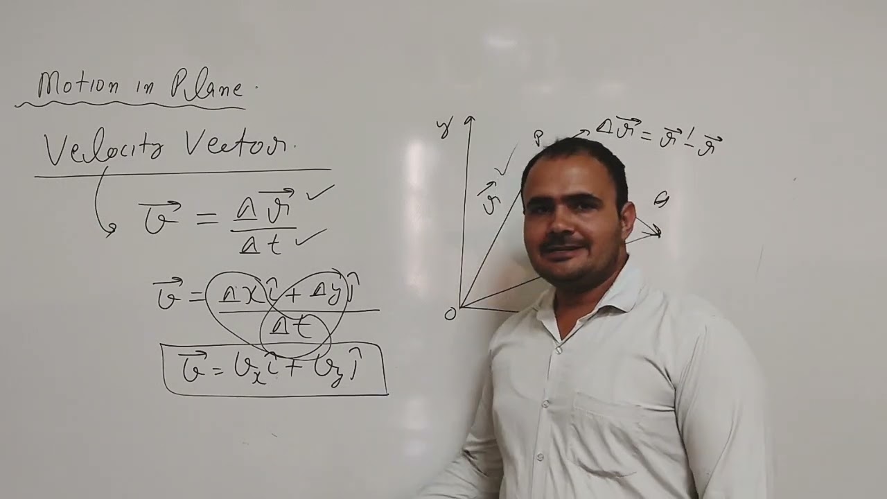 Equation of Motion in Two Dimensions|Motion in Plane|