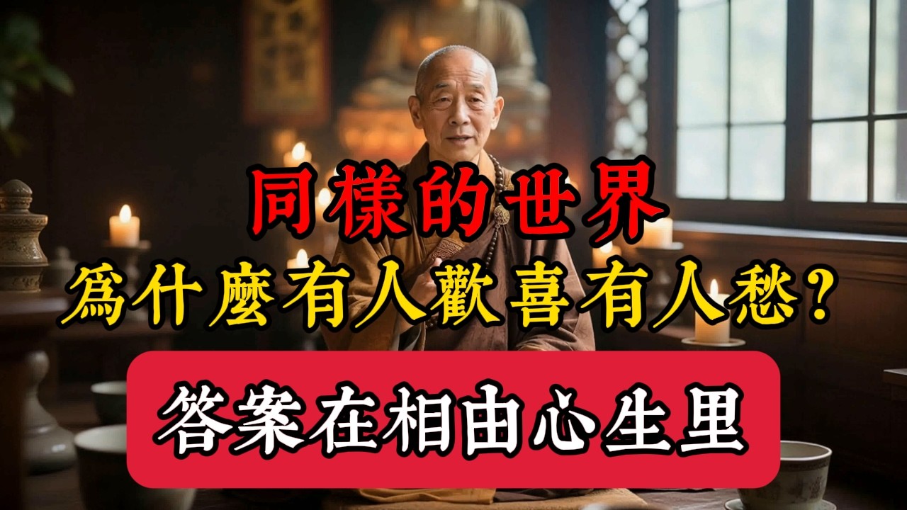 相由心生根本不是說長相！這才是真正的底層邏輯！#佛學智慧 #相由心生# 萬法唯心造 #開悟# 因果 #業力 #心理學#改命# 轉運 #焦慮自救# 自卑療癒 #內在成長# 靈性覺醒 #佛法# 阿賴耶識