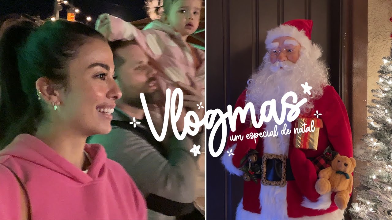 Temos um Papai Noel GIGANTE em Casa? - VLOGMAS 1