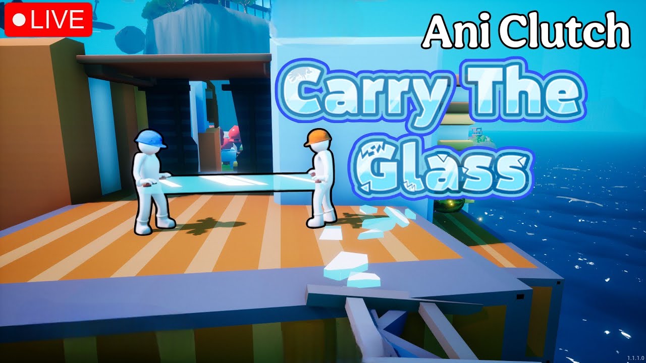 CARRY THE GLASS LIVE 😂🔥| FUN CHAOS GAMEPLAY | ANI CLUTCH #carrytheglass #gamingindia #ChaosGaming