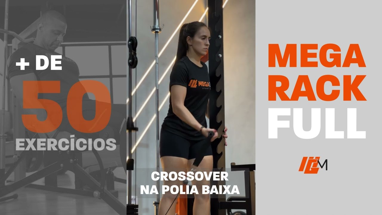 Mais de 50 exerc&iacute;cios com o MegaRack Full | Treino Completo em Casa ou na Academia!