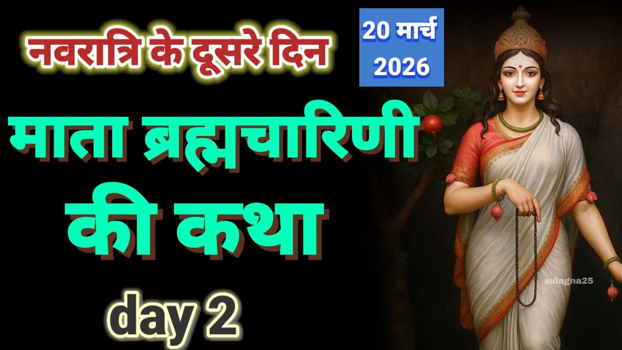 चैत्र नवरात्रि के दूसरे दिन की ब्रह्मचारिणी माता की कथा | Navratri day 2 ~brahmcharini Mata ki Katha