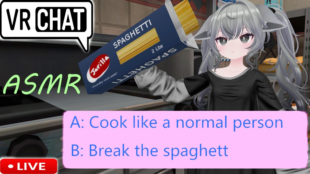 VRChat ASMR stream: Choose wisely! Visual novel style