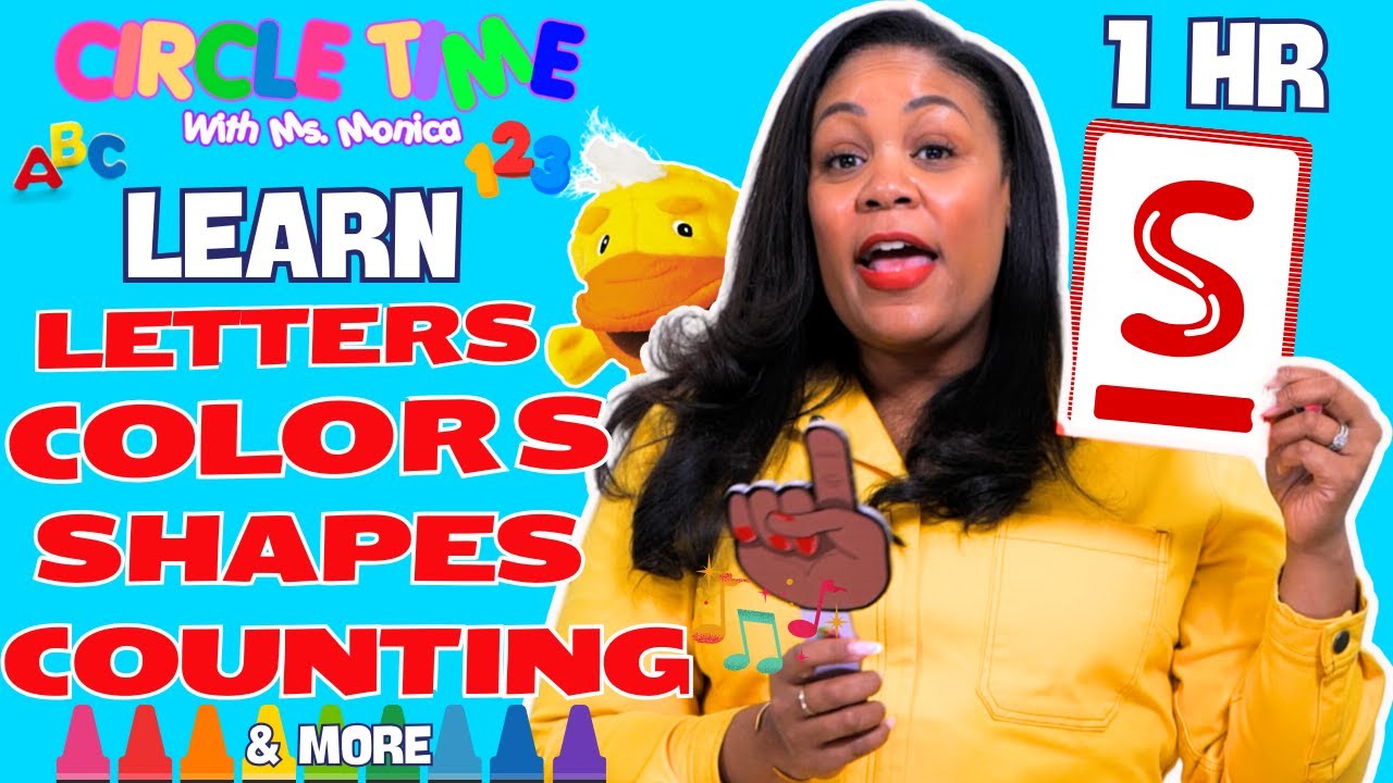 Circle Time Review | Counting, Colors, Shapes - Children's Songs - Toddler and Preschool Learning