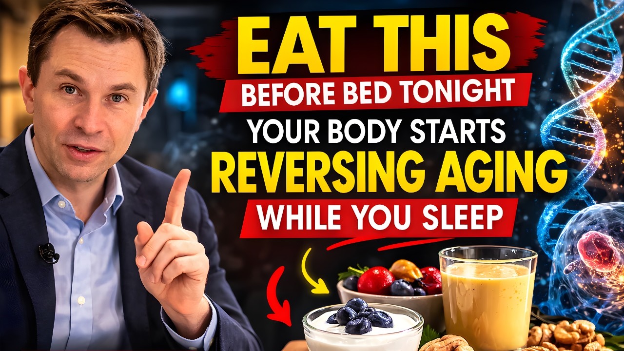 Eat This Before Bed Tonight — Your Body Starts Reversing Aging While You Sleep || Dr. David Sinclair